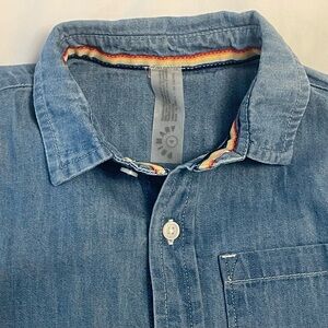 Denim Button-Up Shirt - Primary 4T